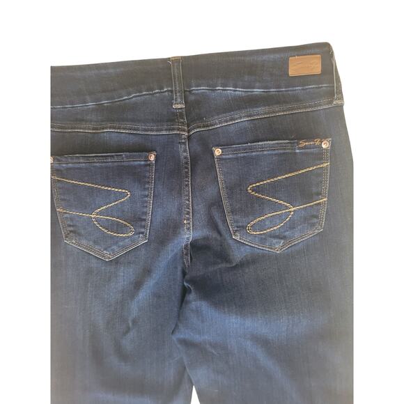 Seven7 Women Jeans Tummyless High Rise Skinny Sz 8 - Picture 5 of 8